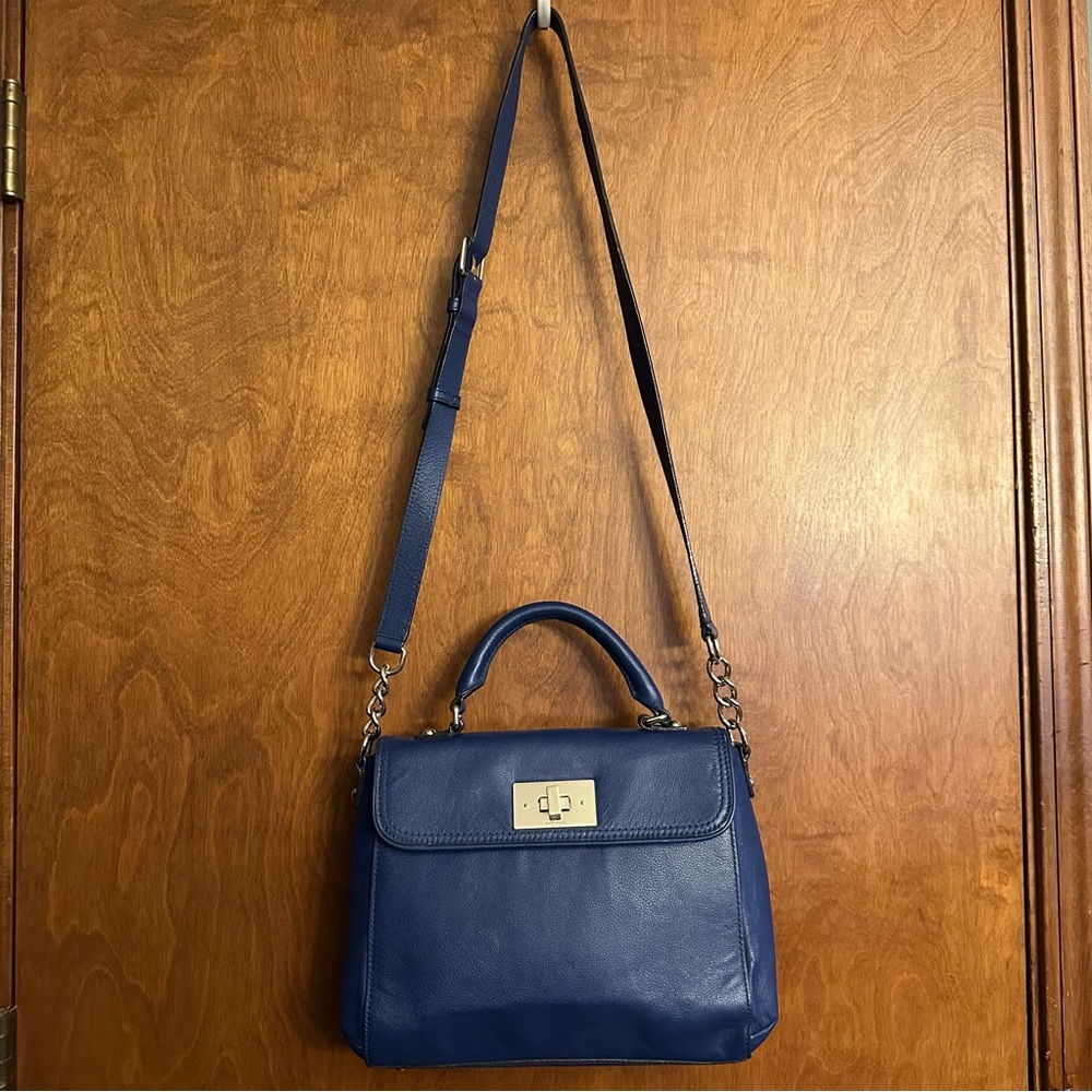 Kate Spade Irving Place Little Nadine Royal‎ Blue Crossbody Shoulder Bag Purse